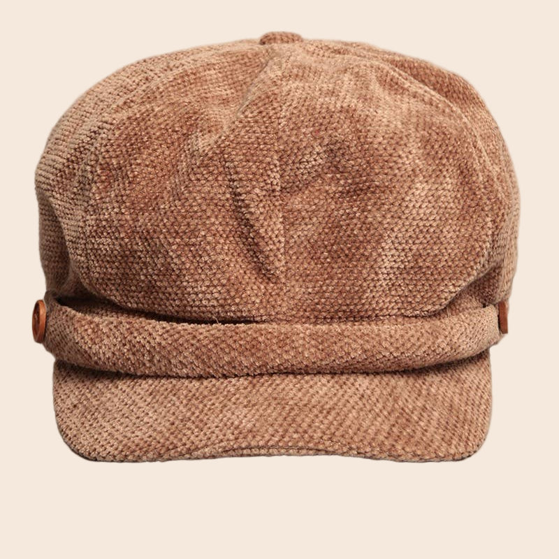 Chenille Hat with Elastic Back