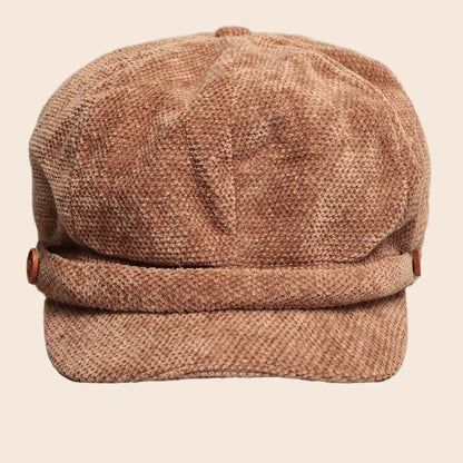 Chenille Hat with Elastic Back