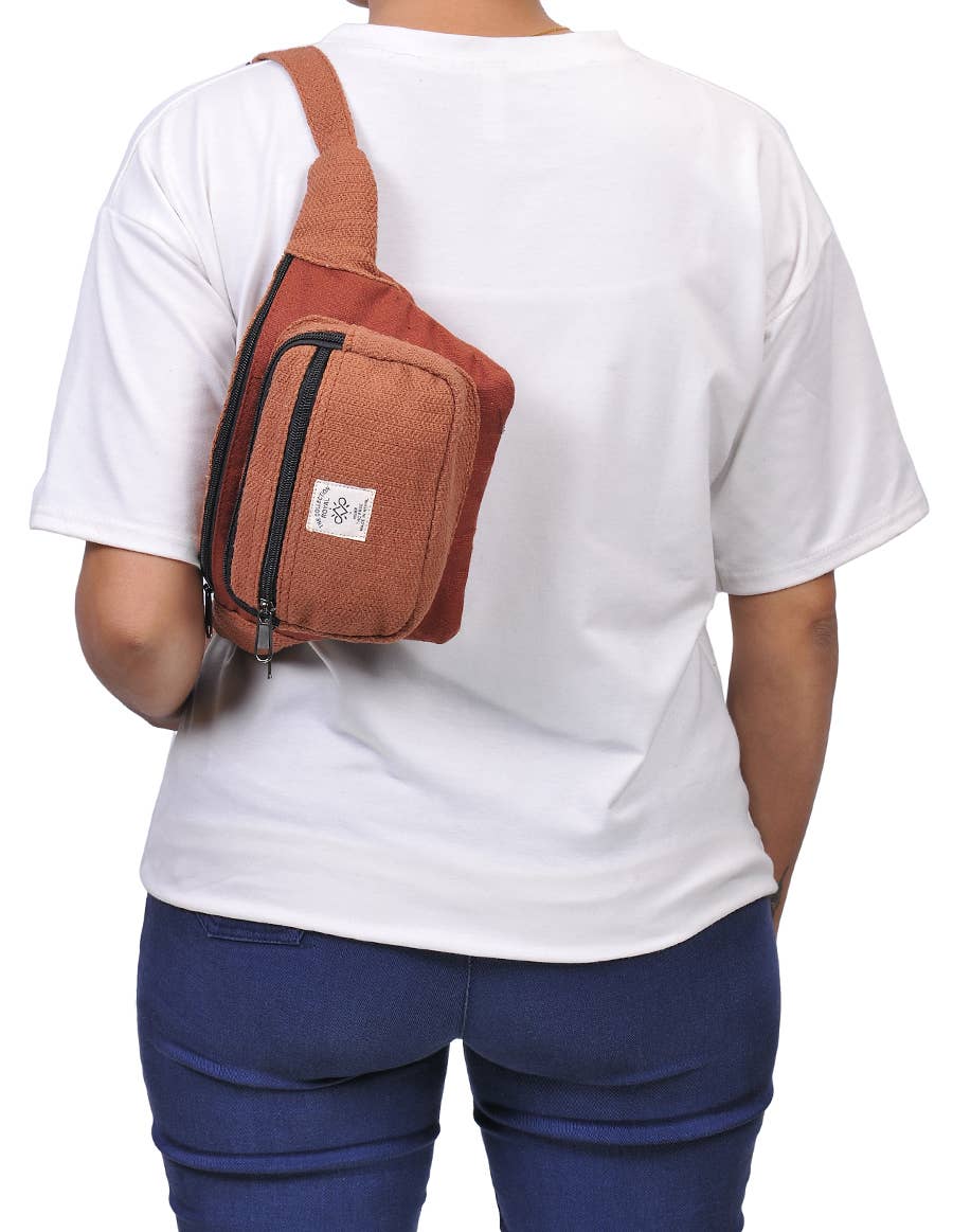 Hippie Boho Hemp Cotton Bohemian Fanny Pack