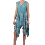 Colors of the Sea Batik Bohemian Dress