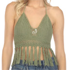 Funky Fringe Crochet Bralette
