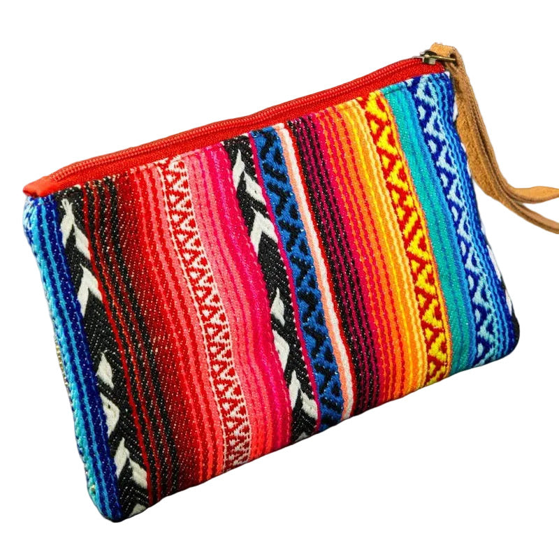 Vivid Ethnic Pattern Clutch