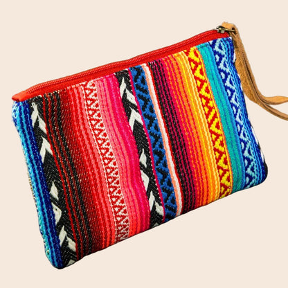 Vivid Ethnic Pattern Clutch