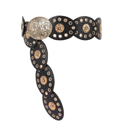 Oval Linked Statement Belt