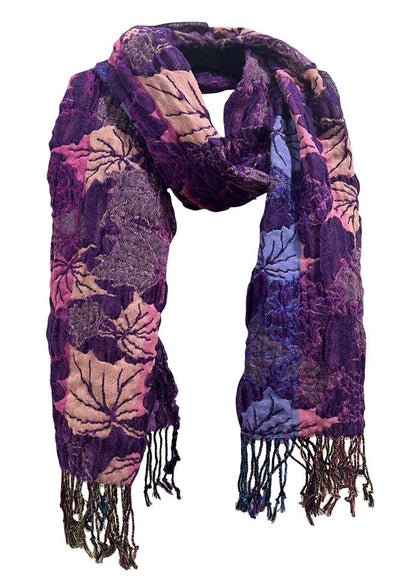 Leaves Ruffle Scarf