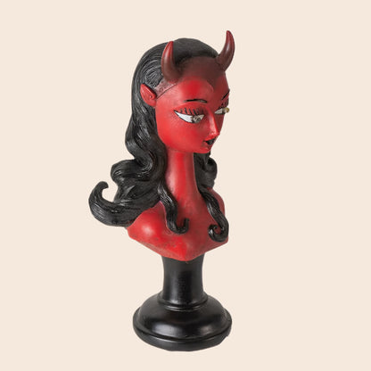 Lady Devil with LED Light Eyes