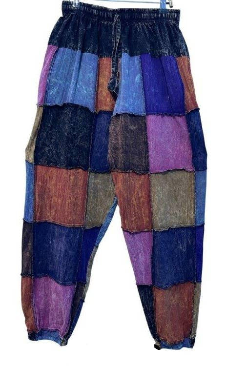 Purple Stonewash Himalaya Style Pant