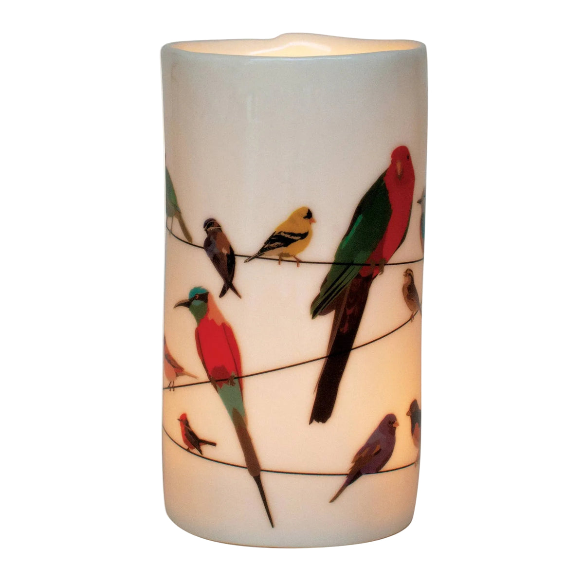Birds on a Wire T-Light Holder
