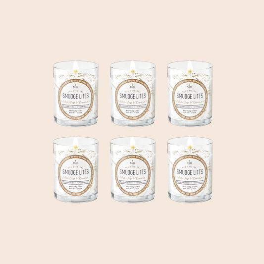 Cinnamon White Sage Votive Smudge Candle