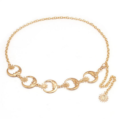 Sun or Moon Chain Belt