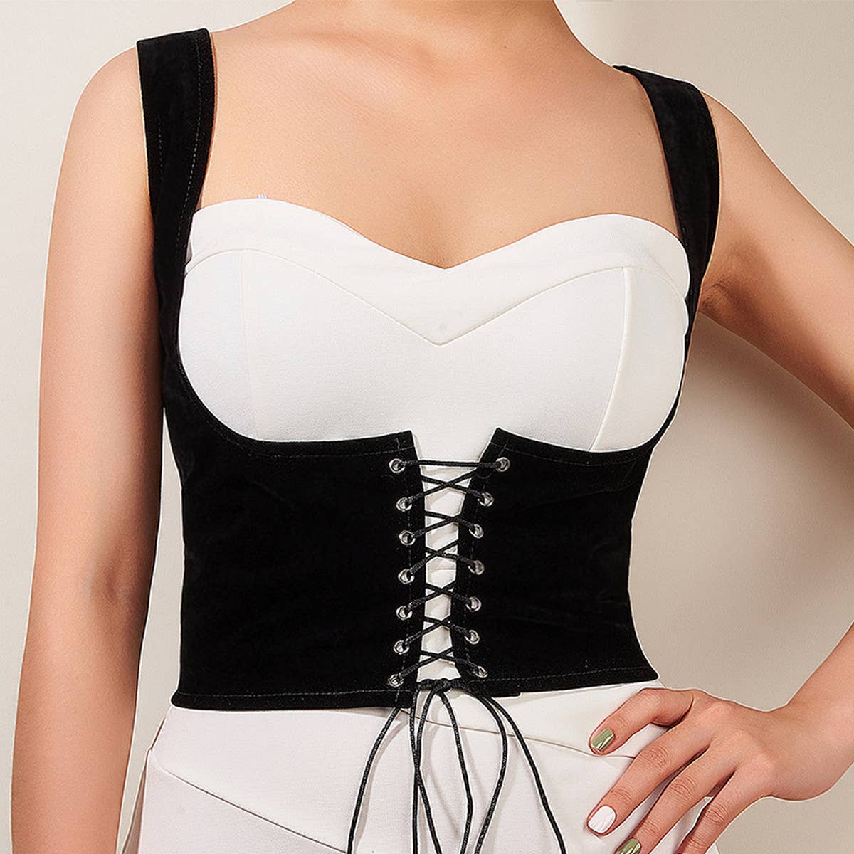 Women's Waist Strap Tie-Up Corset