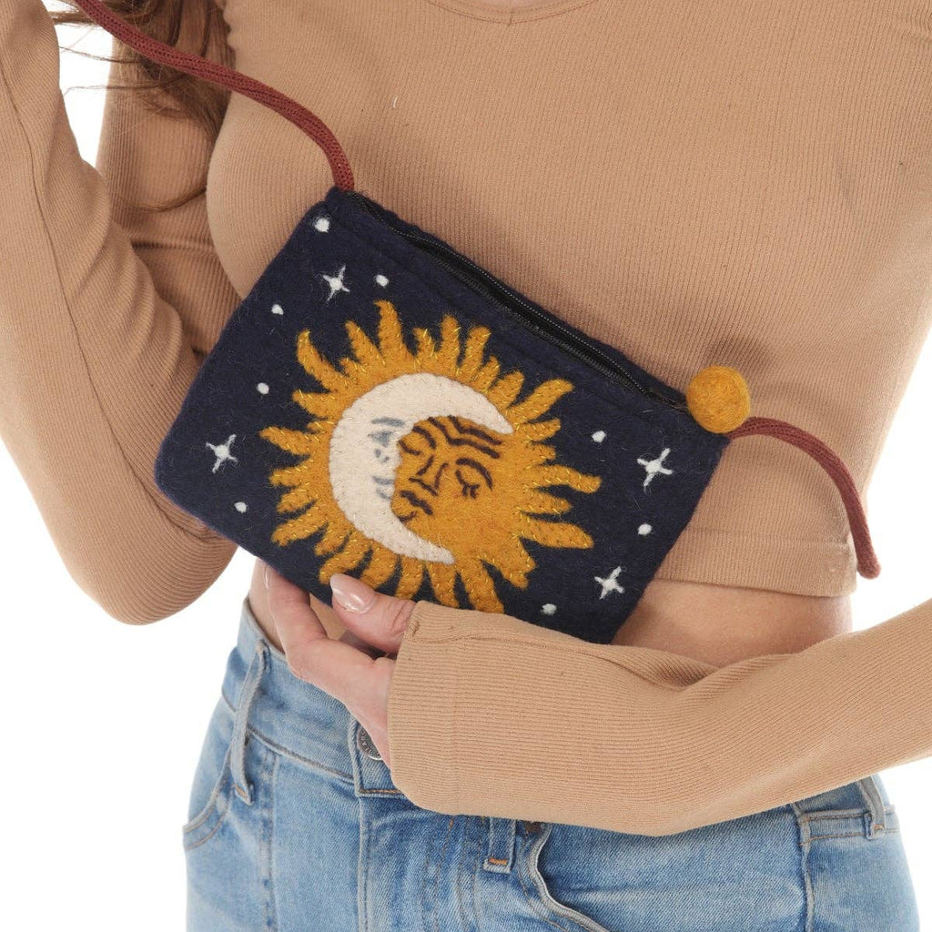 Felt Celestial Mini Shoulder Bag