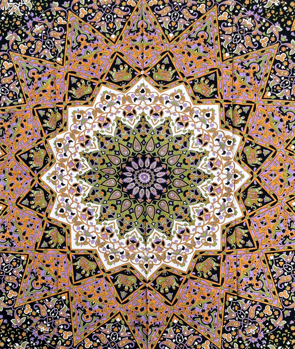 Star Elephant Tapestry Wall Hanging Decor 80”X50”