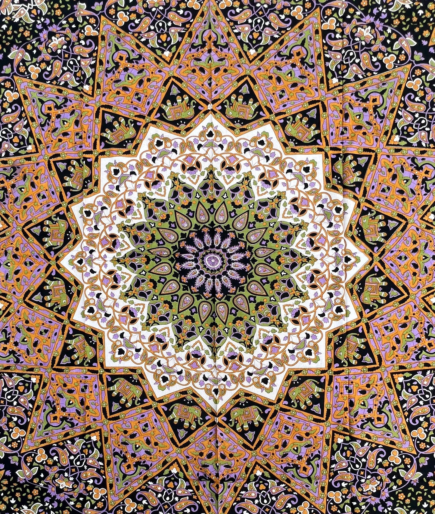 Star Elephant Tapestry Wall Hanging Decor 80”X50”