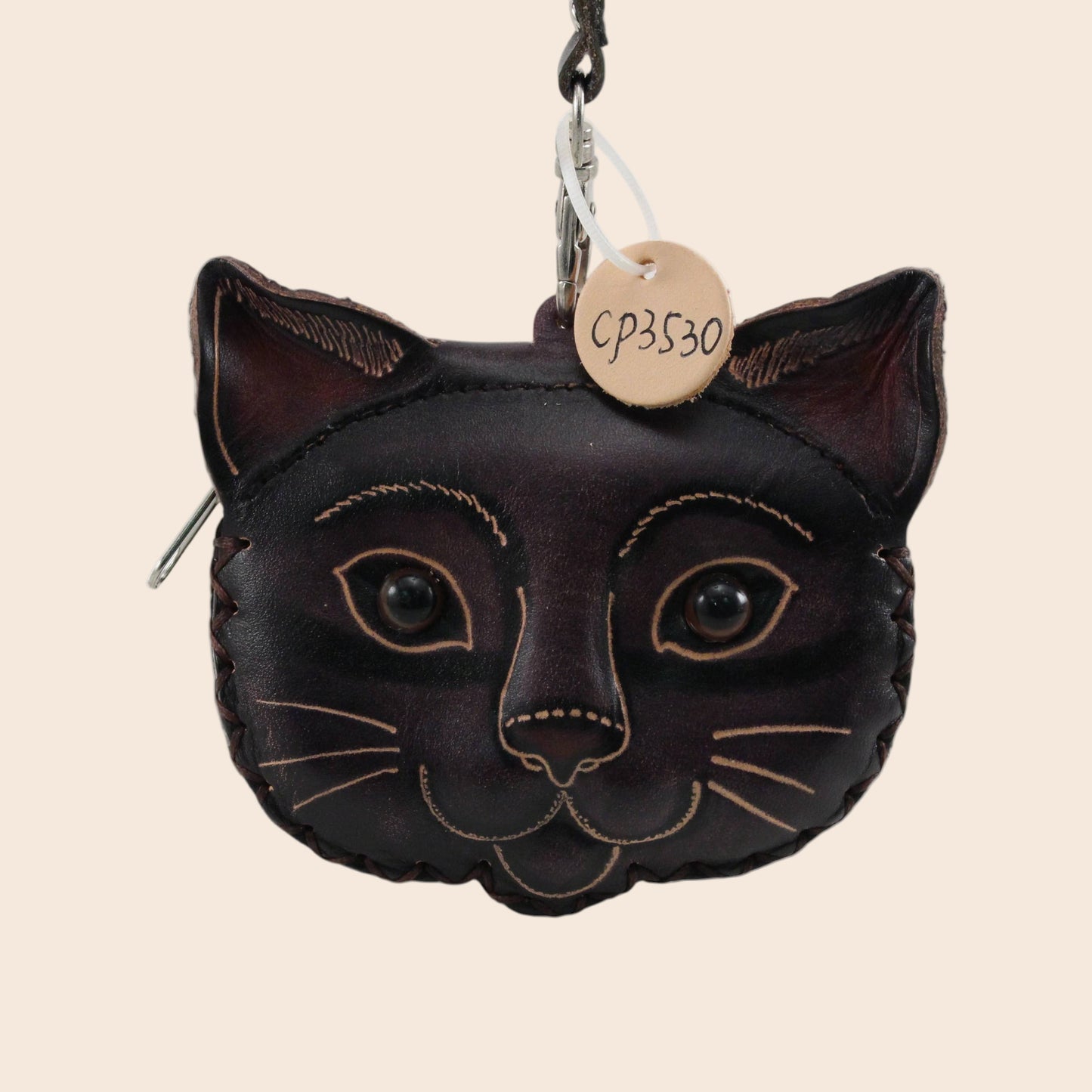 Black Cat Coin Purse Wristlet Wallet