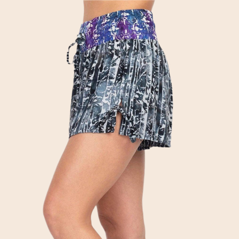 Batik Tie Shorts