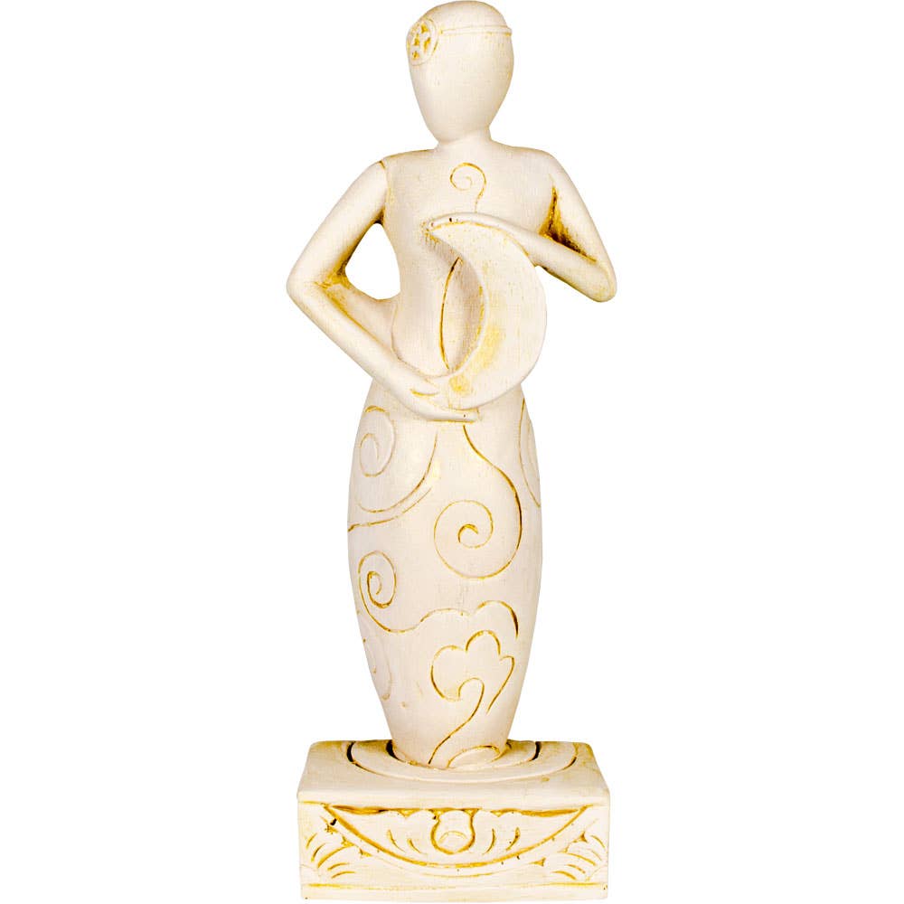 Gypsum Cement Figurine Moon Goddess