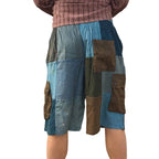 Cargo Shorts Elastic Waist & 5 Pockets Hippie