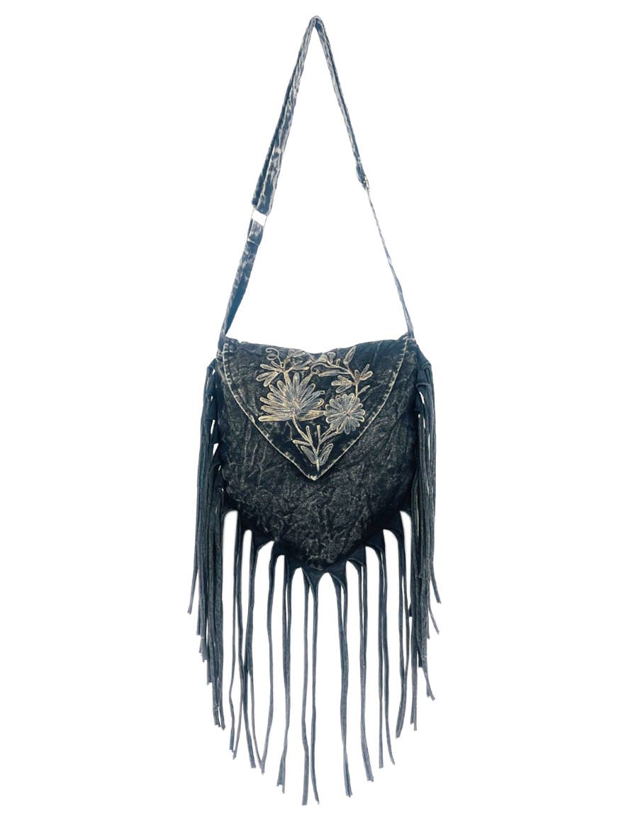 Embroidered Elegance Boho Crossbody Bag