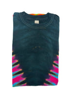 Rainbow V Tie Dye Unisex Long Sleeve Shirt