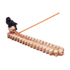 Skull/Raven Rose  Incense burner