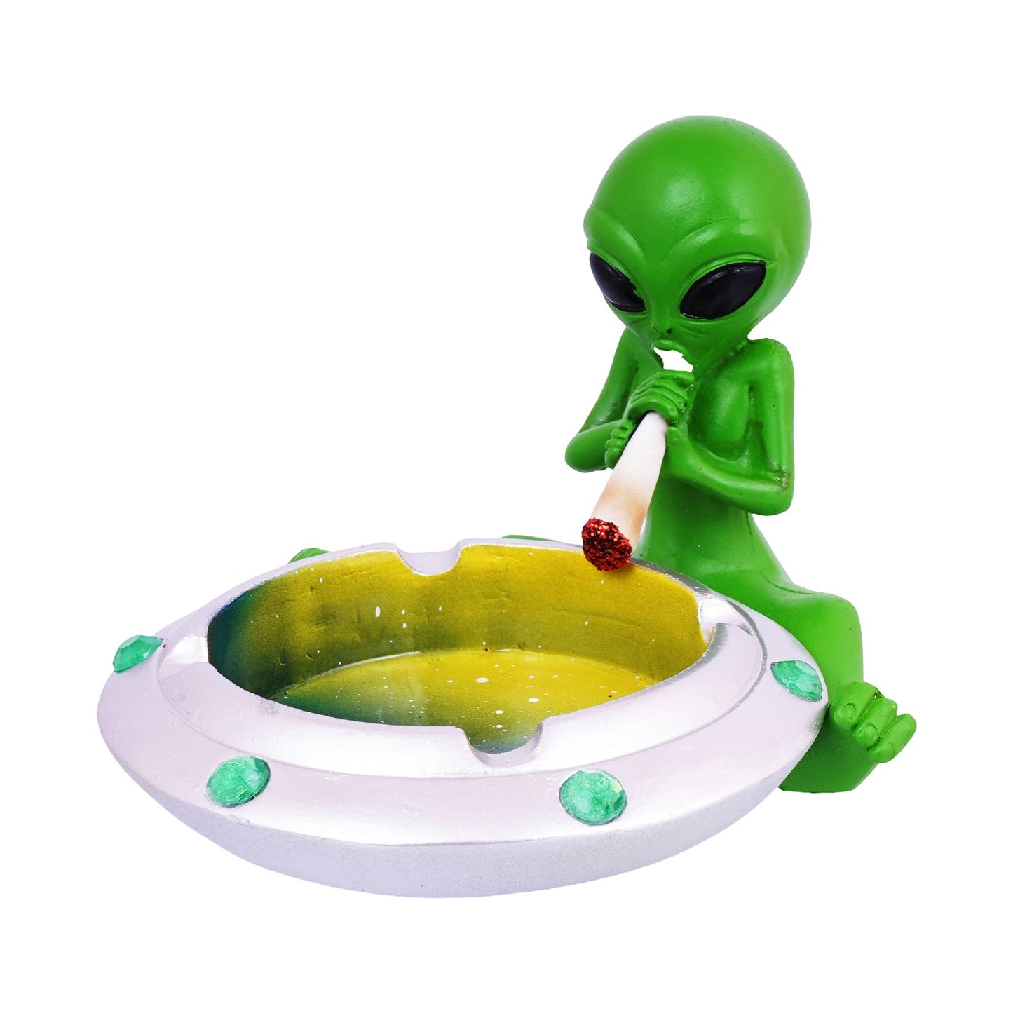 Token Alien on Spaceship Ashtray