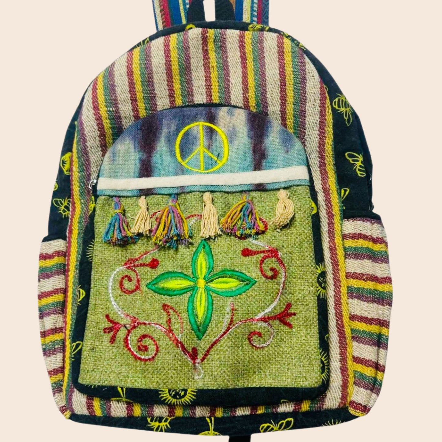 Peace Flower Backpack