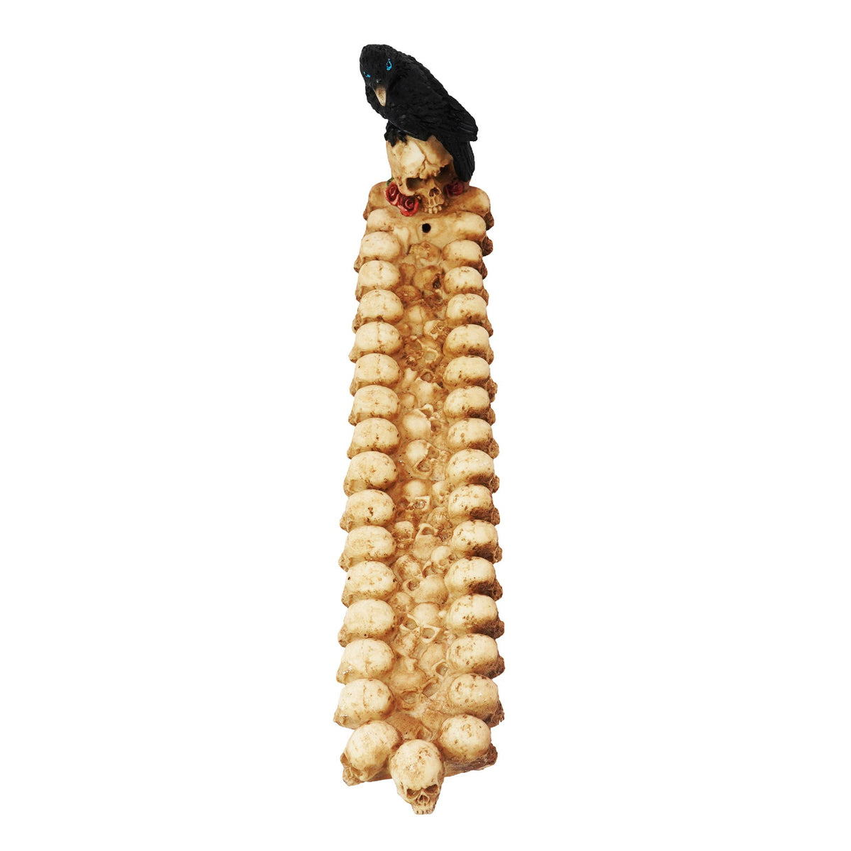 Skull/Raven Rose  Incense burner