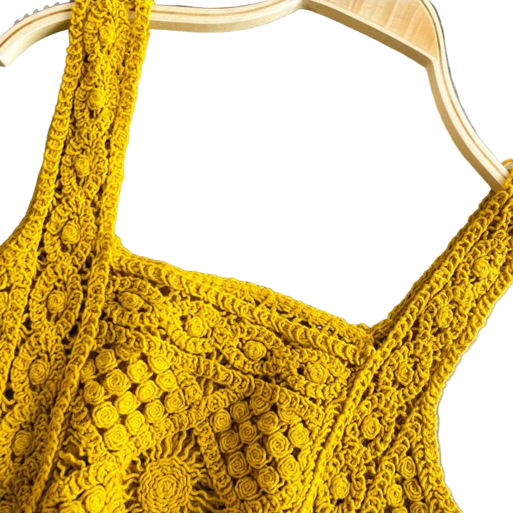 Crochet Cropped Tank Top