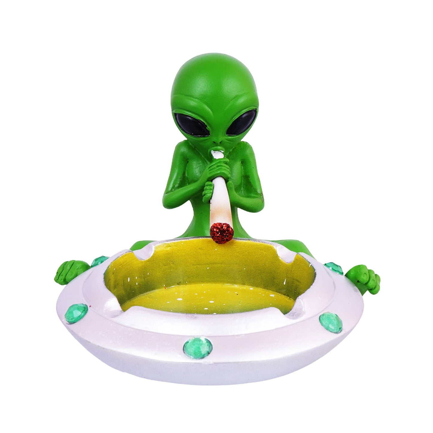 Token Alien on Spaceship Ashtray