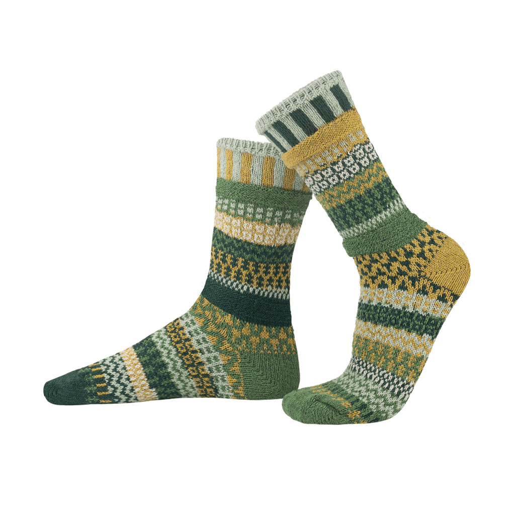 Fiddlehead Crew Socks | USA Made Sustainable Mismatched Sock