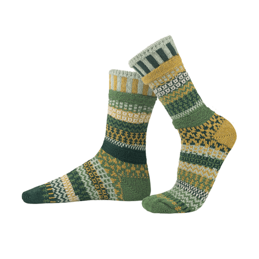 Fiddlehead Crew Socks | USA Made Sustainable Mismatched Sock