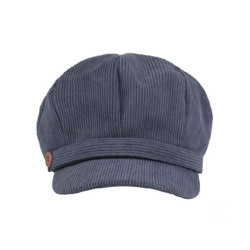 Corduroy Cabbie Hat