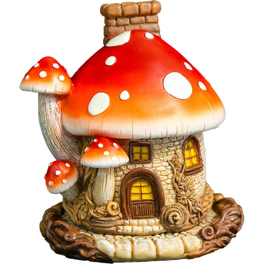 Mushroom House Incense Cone Burner