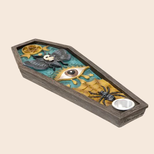 Gothic Coffin Incense Burner