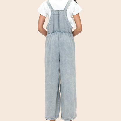Overall Patchwork Waffle Knit