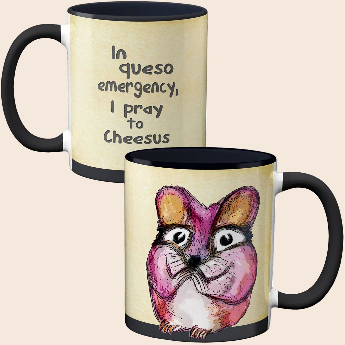 Queso Mouse Funny Quote Mug