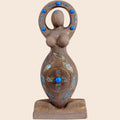 Gypsum Cement Figurine - Shaman Goddess