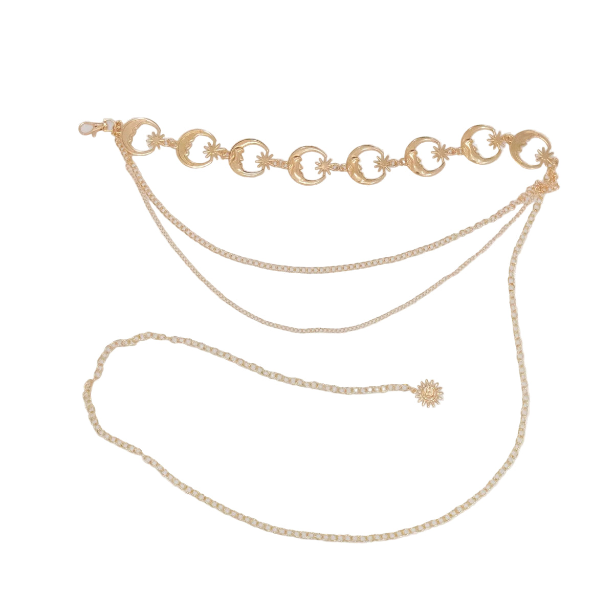Plus Size Moon Goddess Chain Belt