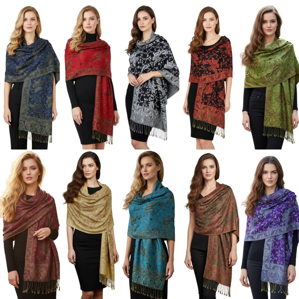 Paisley Pashmina Shawls Scarf