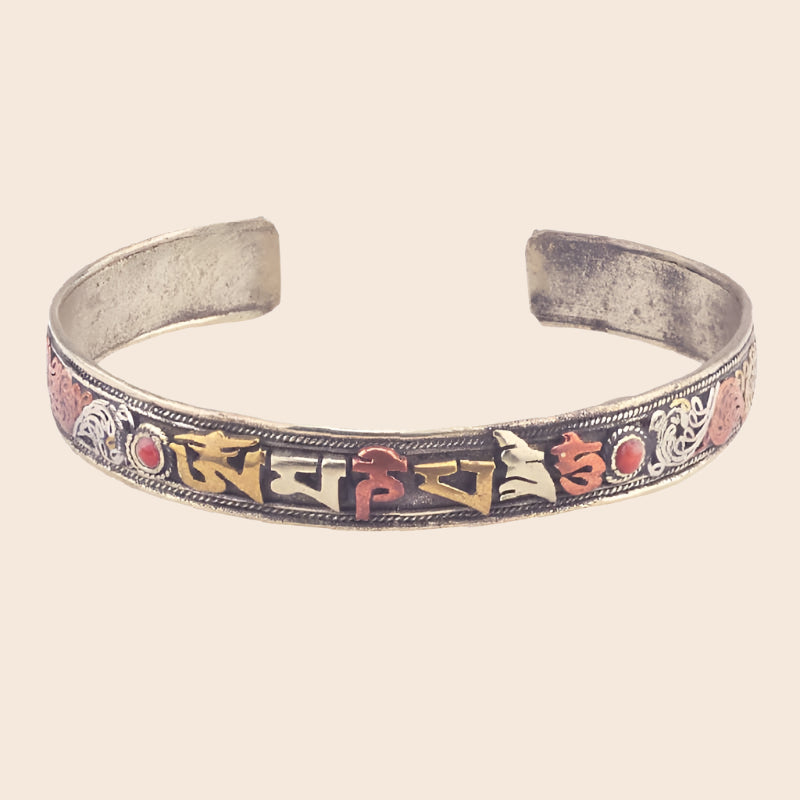 1/4" Copper Brass Letter Cuff