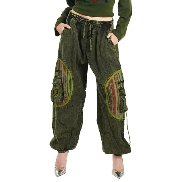 Circle Patch Pants