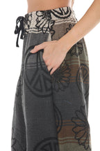 Cozy Peace Drawstring Palazzo Pants