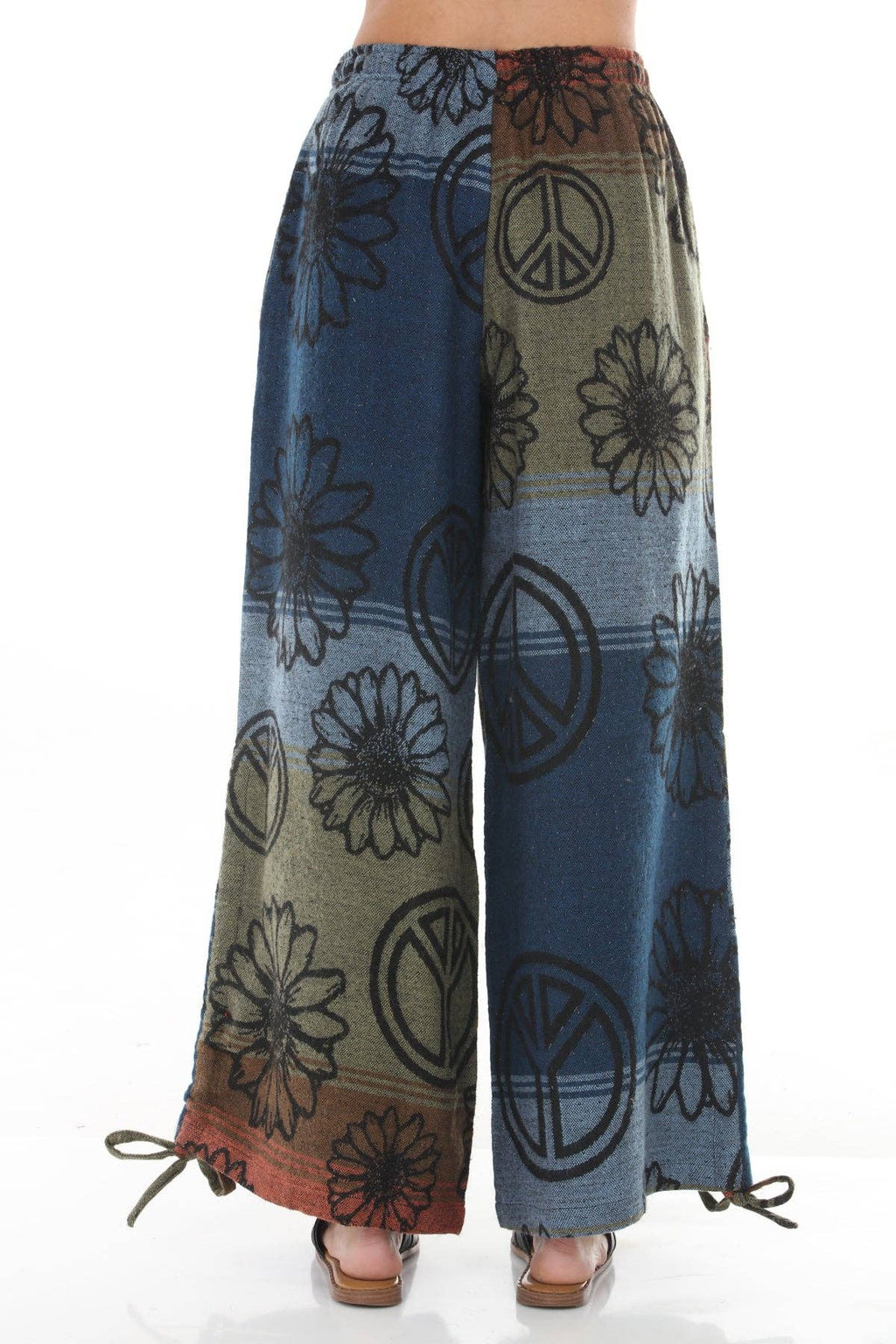 Cozy Peace Drawstring Palazzo Pants