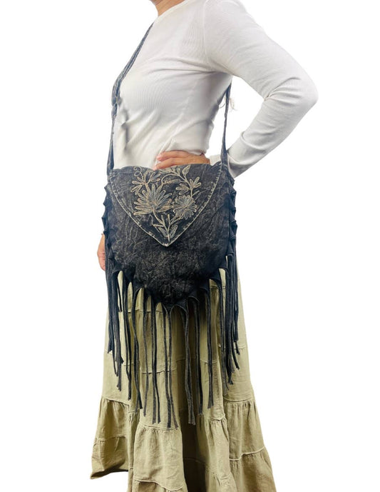 Embroidered Elegance Boho Crossbody Bag