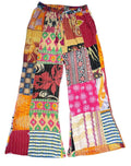 Wide Leg Palazzo Kantha Pant