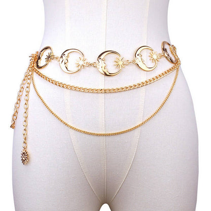 Sun or Moon Chain Belt