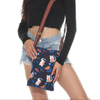 Cat & Flower CrossBody Bag