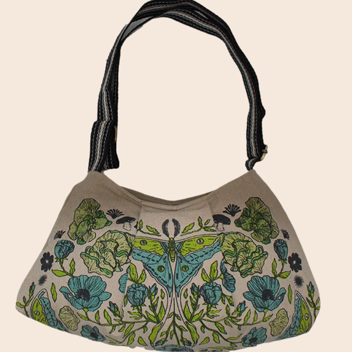 Luna Moth Print Bag