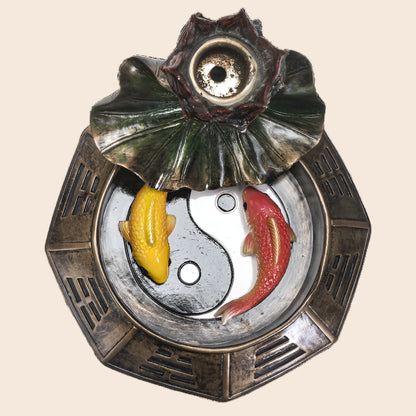 Yin-Yang Koi Backflow Burner